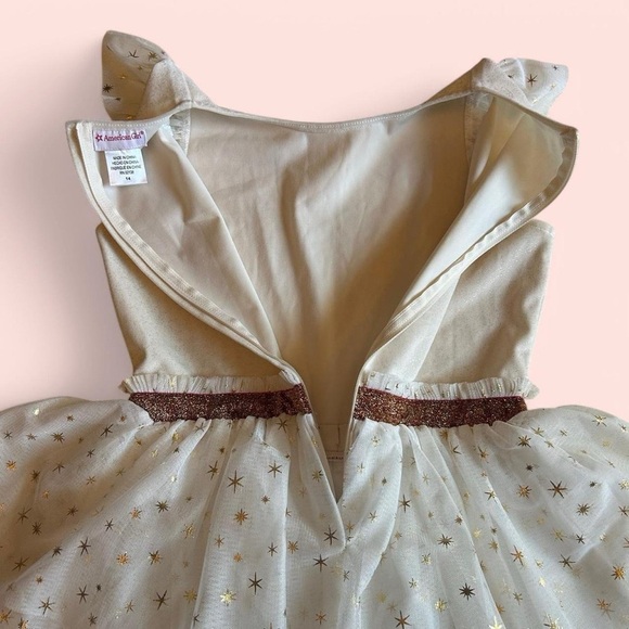 Golden Twinkle Party Dress – Size 14 (American Girl) - Picture 8 of 9